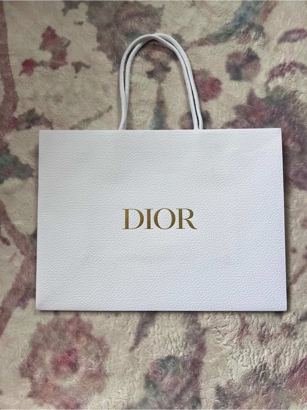 BRAND NEW DIOR White Shopping Bag